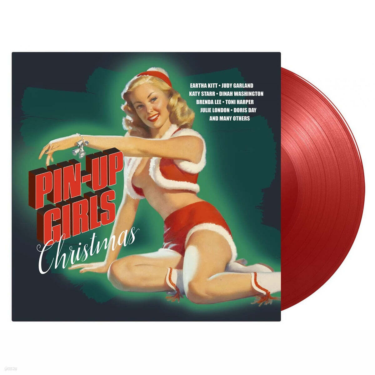 핀업 걸 크리스마스 음악 모음집 (Pin Up Girls Christmas) [투명 레드 컬러 LP]