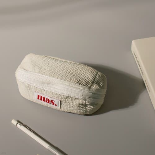 Hapoom pencil cosmetic pouch _ Beige