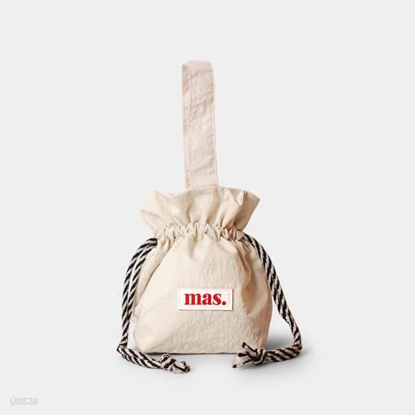 [Masmarulez] Solid string bag _ Beige