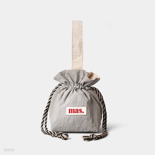 [Masmarulez] Solid string bag _ Gray