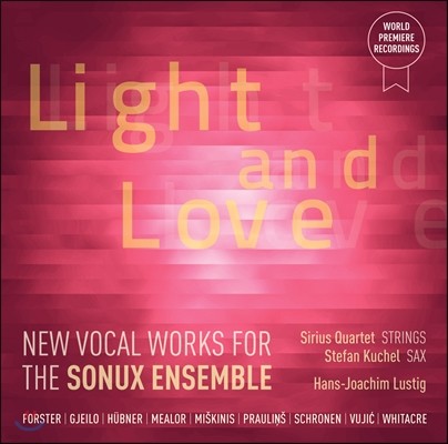 Sonux Ensemble 소눅스 앙상블을 위한 새로운 합창 작품들 (Light And Love)