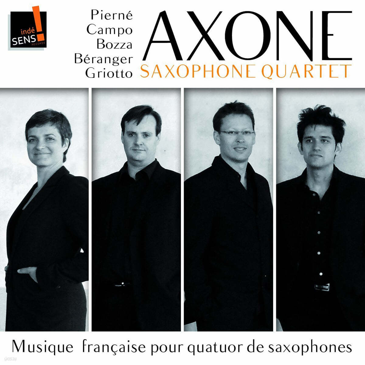 Axone Saxophone Quartet 색소폰 사중주를 위한 프랑스 음악 (Musique Francaise Pour Quatuor De Saxophones) 