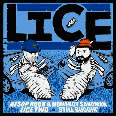 Aesop Rock & Homeboy Sandman — Lice Two-Still Buggin' (EP) 앨범 커버