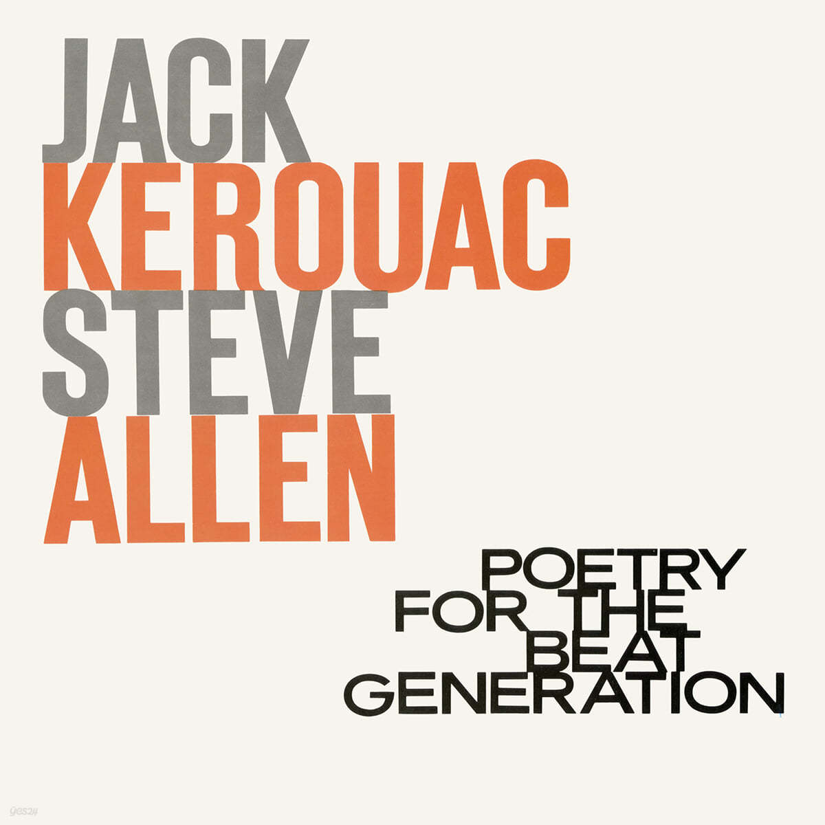 Jack Kerouac / Steve Allen (잭 케루악 / 스티브 앨런) - Poetry for the Beat Generation [밀키 클리어 컬러 LP]