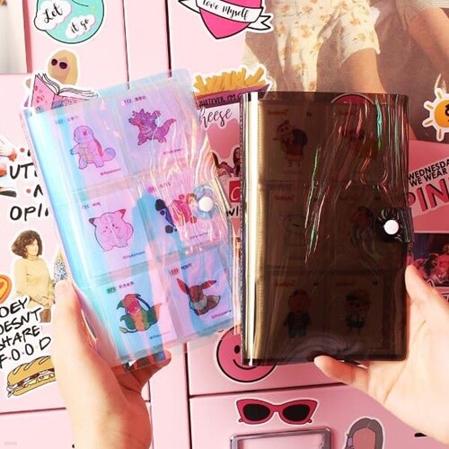 스티커 콜렉트북 앨범 띠부띠부씰 포켓몬 짱구 씰북