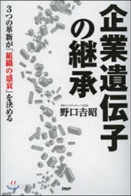 企業遺傳子の繼承 3つの革新が「組織の盛