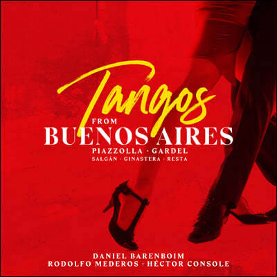 Daniel Barenboim — Daniel Barenboim 다니엘 바렌보임 탱고 모음집 (Tangos From Buenos Aires) 앨범 커버
