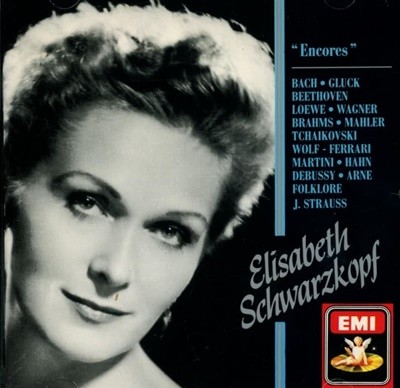 슈바르츠코프 (Elisabeth Schwarzkopf) -  Encores(독일발매)