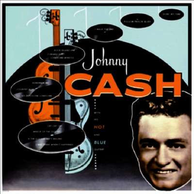 Johnny Cash — With His Hot And Blue Guitar 앨범 커버