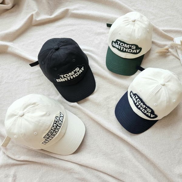 키즈 생일 캡모자(4col)