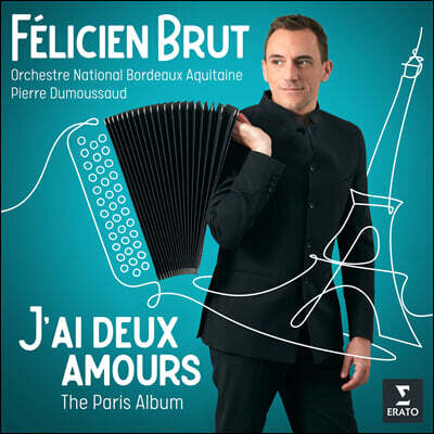 Felicien Brut 펠리시앙 브루트 아코디언 연주집 (J' Ai Deux Amours - The Paris Albums)
