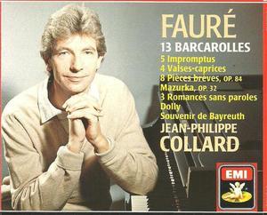 Jean-Philippe Collard / Faure : Barcarolles, Impromptus, etc. (2CD/수입/CZS7626872)