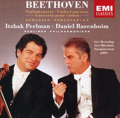 이차크 펄만,다니엘 바렌보임 - Perlman,Barenboim - Beethoven Violin Concerto Romances 1 & 2 [독일발매]