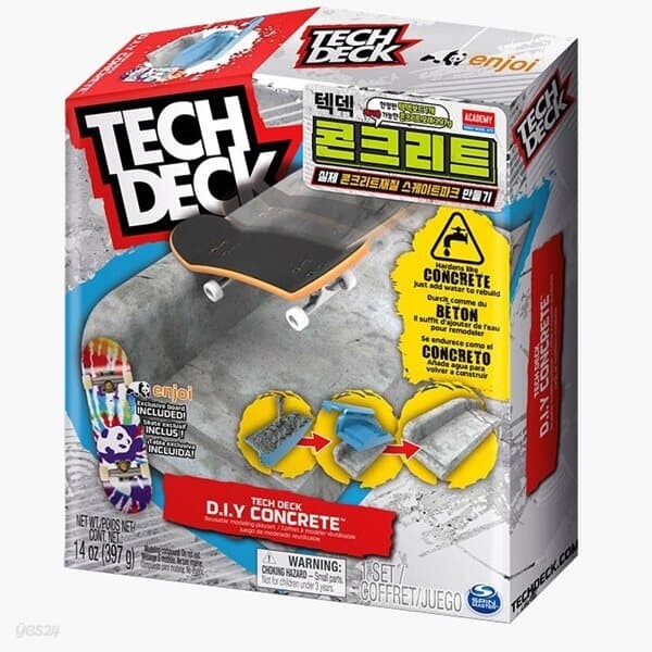 프로 TECH DECK 텍덱 콘크리트 스케이트보드