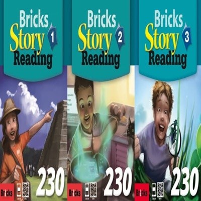 [영어 전문] BRICKS STORY READING 브릭스 스토리 리딩 230 세트 (1~3) 