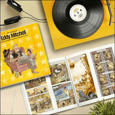 에디 미첼 아트북 에디션 (Eddy Mitchell Illustration By Georges Van Linthout) [LP]