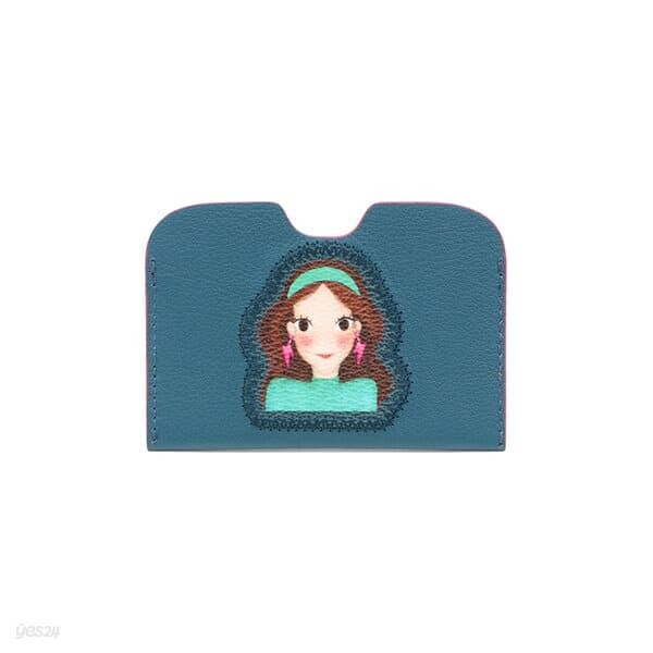 [육심원] 포인트카드지갑 틸블루루나