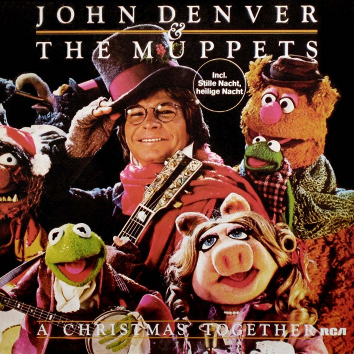 John Denver &amp; The Muppets (존 덴버 &amp; 더 머펫츠) - Christmas Together [캔디 케인 소용돌이 컬러 LP]
