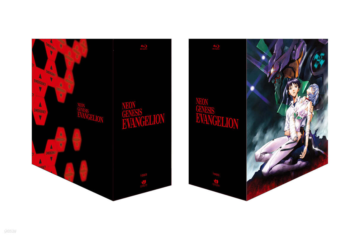 신세기 에반게리온 TV시리즈 + 극장판 EVANGELION:DEATH (TRUE)² + 극장판 THE END OF EVANGELION (7Disc, 우리말녹음 포함 SE)  : 블루레이  