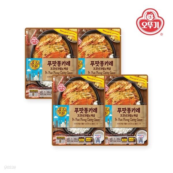 [오뚜기] 오즈키친 푸팟퐁카레 180g x 4개