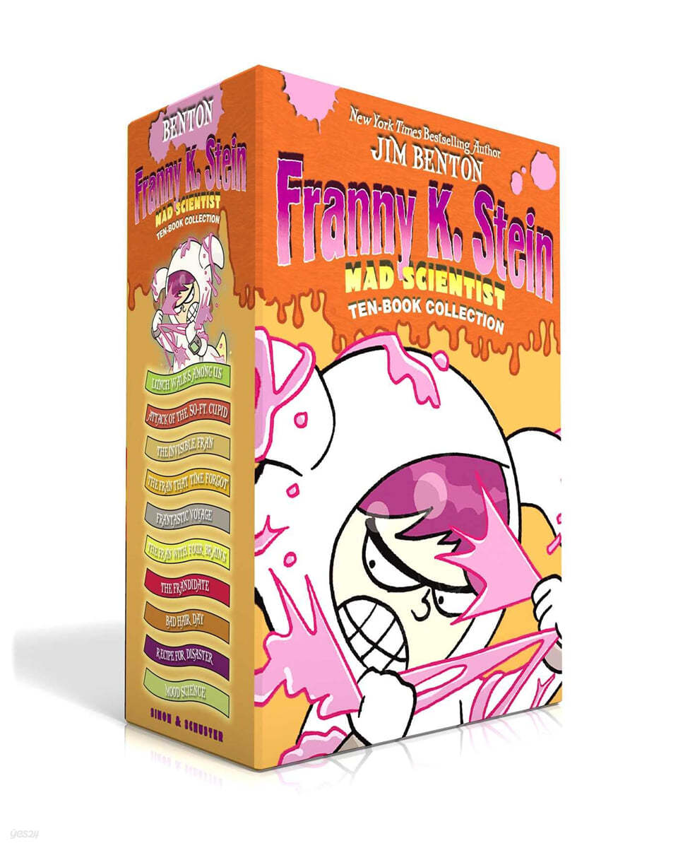 Franny K. Stein, Mad Scientist Ten-Book Collection (Boxed Set): Lunch Walks Among Us; Attack of the 50-Ft. Cupid; The Invisible Fran; The Fran That Ti