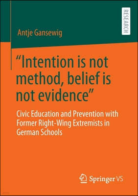 "Intention Is Not Method, Belief Is Not Evidence": Civic Education and Prevention with Former Right-Wing Extremists in German Schools
