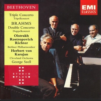 Beethoven : Triple Concerto / Double Concerto - 삼중 협주곡, 이중 협주곡 - 조지 셀 (George Szell), 오이스트라흐 (David Oistrakh)외(유럽발매)