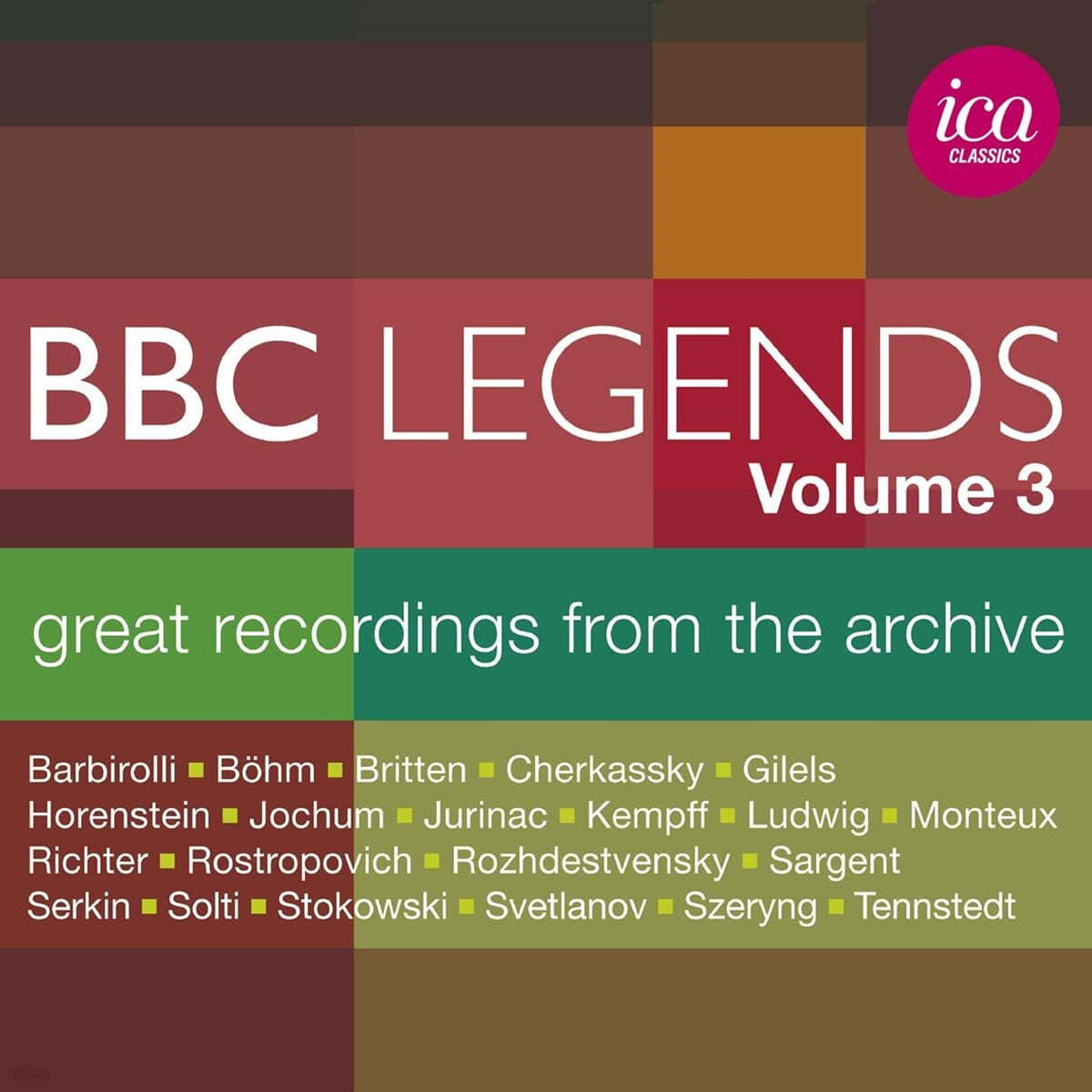 BBC 레전드 그레이트 레코딩스 Vol.3 (BBC Legends Volume 3)