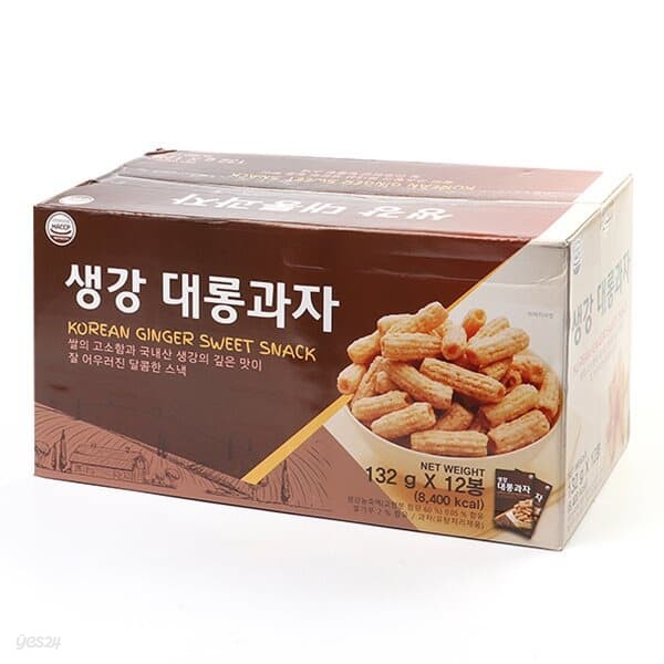 동화씨엔에프 생강 대롱과자 132g x 12개