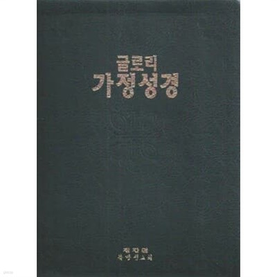 글로리 가정성경 (특대 / 가죽, 금장, 무지퍼)