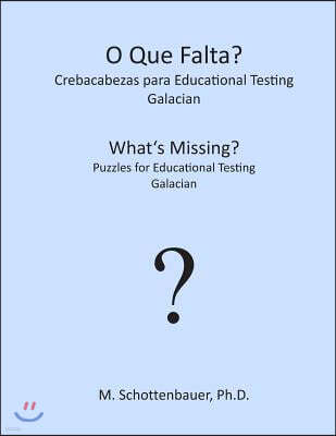 What's Missing? Puzzles for Educational Testing: Galician