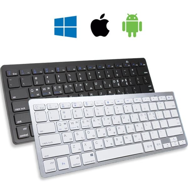초슬림 저소음 휴대용 블루투스 무선 키보드