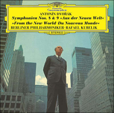 Rafael Kubelik 庸:  8, 9 'ż' (Dvorak: Symphony No.8 & 9 'New World')