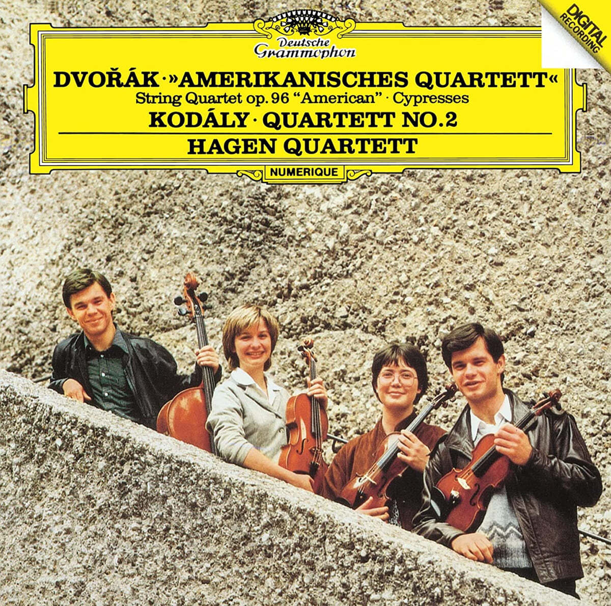 Hagen Quartett 드보르작: 현악 사중주 `아메리칸` / 코다이: 사중주 2번 (Dvorak: String Quartet Op.38 "American" / Kodaly: String Quartet No.2)