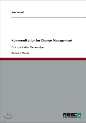 Kommunikation im Change Management: Eine qualitative Metaanalyse