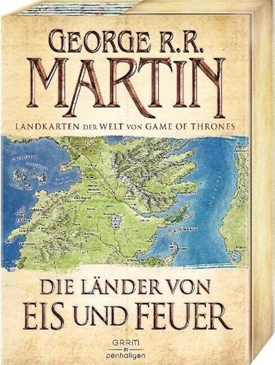 Die Lander von Eis und Feuer 12(Sheet Map) vierfarbige Landkarten der Welt von Game of Thrones 