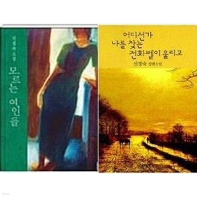 모르는 여인들 + 어디선가 나를 찾는 전화벨이 울리고 /(두권/신경숙)