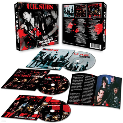 UK Subs - Rooms Splashed With Blood: 1980/1982/2008 (3CD Box Set)