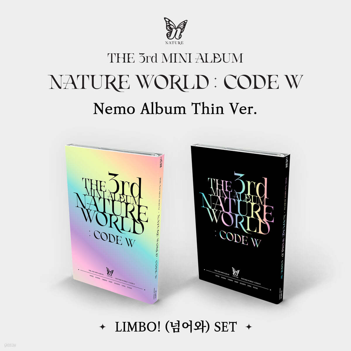 네이처 (NATURE) - 미니앨범 3집 : NATURE WORLD : CODE W [Nemo Album Thin ver.] [SET]