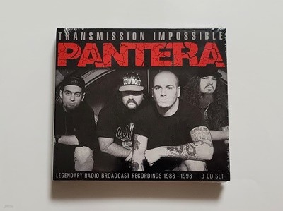 (미개봉 수입 3CD) PANTERA (판테라) - Transmission Impossible Box