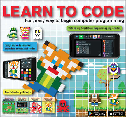 Learn to Code Kit (4 Books and Downloadable App): Fun, Easy Way to Begin Computer Programming