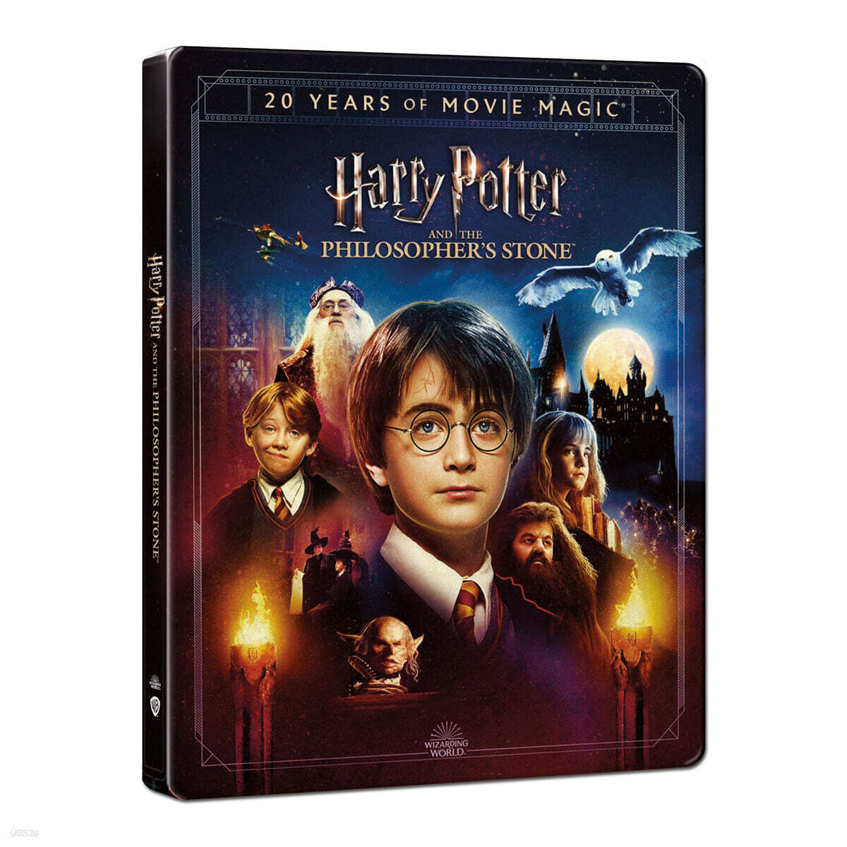 [미개봉] 해리 포터와 마법사의 돌 20주년 기념 (3Disc, 4K UHD + BD + Magical Movie Mode DVD 스틸북 한정수량) : 블루레이