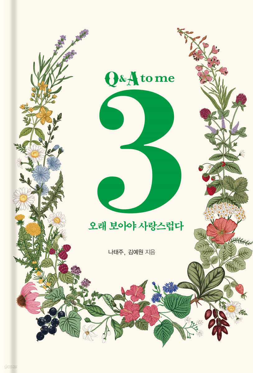 오래 보아야 사랑스럽다 Q&A to me 3