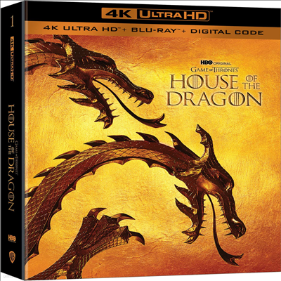 House Of The Dragon: Complete First Season (Ͽ콺  巡:  1) (4K Ultra HD+Blu-ray)(ѱ۹ڸ)