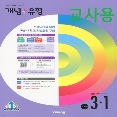 (선생님용) 개념+유형 중등 수학 3-1 라이트+파워(합본)