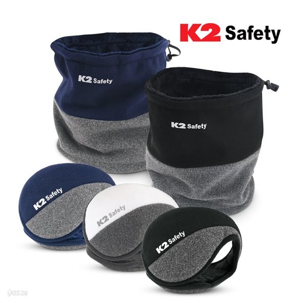 K2 safety 네파 방한 듀얼 귀마개/귀도리/넥워머/장갑 겨울용