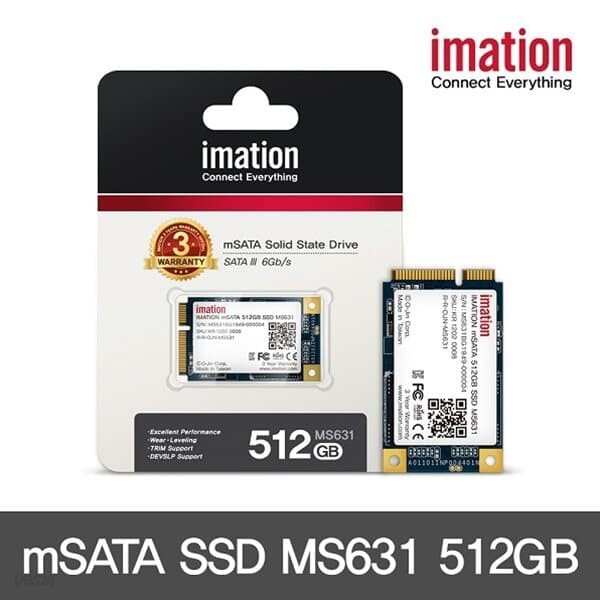 이메이션 MS631 mSATA (512GB)