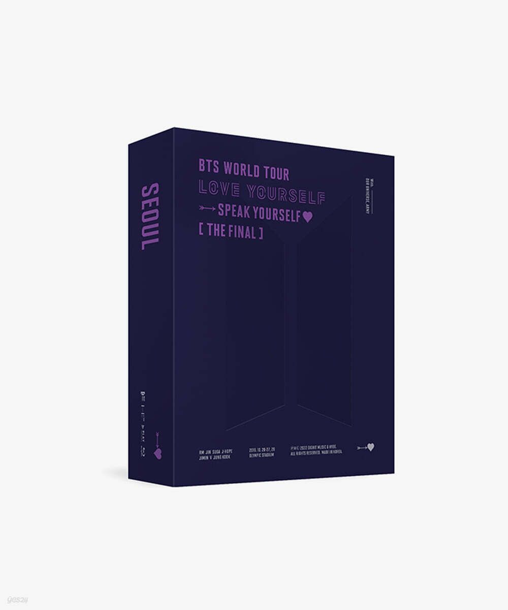 방탄소년단 (BTS) - BTS WORLD TOUR ‘LOVE YOURSELF : SPEAK YOURSELF’ [THE FINAL] [Blu-ray]