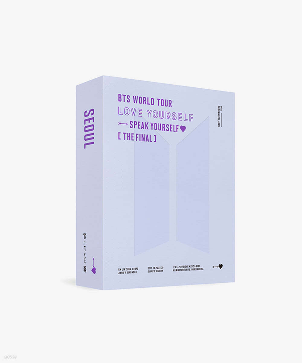 방탄소년단 (BTS) - BTS WORLD TOUR ‘LOVE YOURSELF : SPEAK YOURSELF’ [THE FINAL] [DVD]