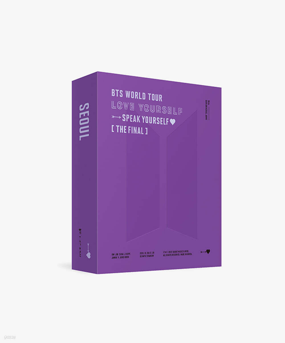 방탄소년단 (BTS) - BTS WORLD TOUR ‘LOVE YOURSELF : SPEAK YOURSELF’ [THE FINAL] [Digital Code]